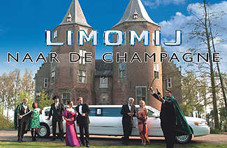 limo reizen naar de champage